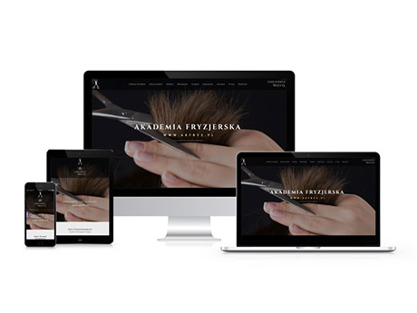 Web-Art Creative Design realizacja projektu strony www dla Akademia Fryzjerska